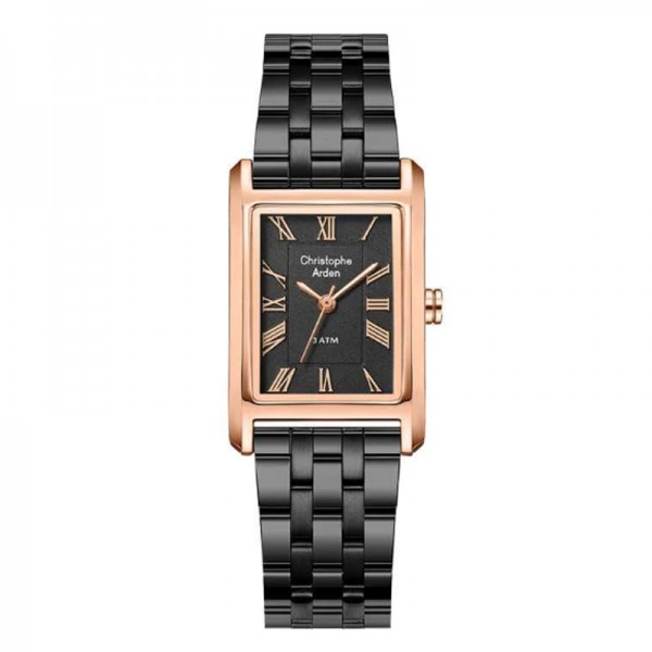 Christophe Arden CA 1006 Rosegold Black Steel LHFBRBA Christophe Arden CA 1006 Rosegold Black Steel LHFBRBA